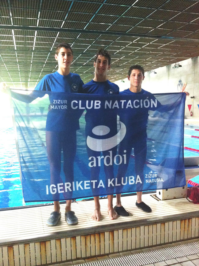 Tres nadadores navarros, convocados por la Federación Española de Deportes para Paraliticos Cerebrales